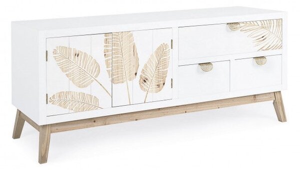 Mobile Porta Tv 2 Ante 3 Cassetti Folium in Legno