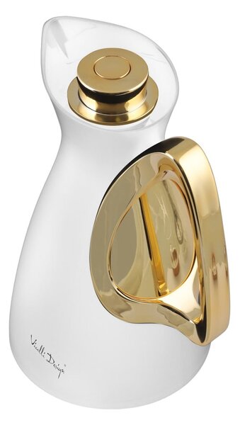 Borraccia termica bianca/dorata 1 l Alessia – Vialli Design