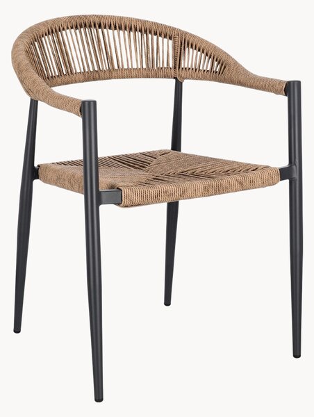 Set di 4 sedie da giardino impilabili Jandia
