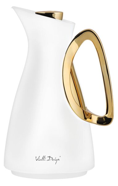 Borraccia termica bianca/dorata 1 l Alessia – Vialli Design