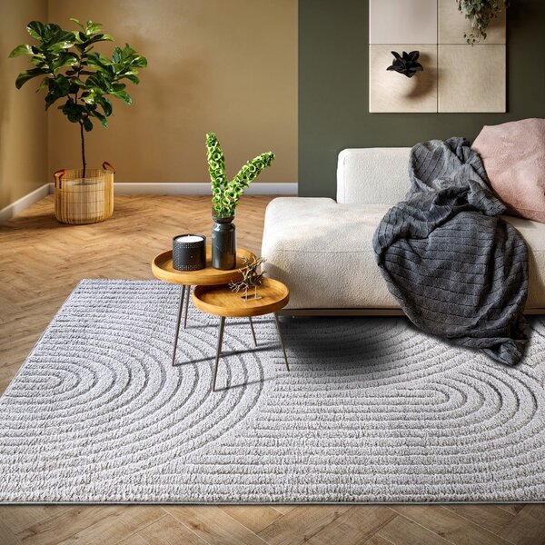 Tappeto in grigio chiaro 120x170 cm Panglao New York Light Grey – Elle Decoration