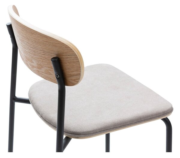 Set di sbagelli da bar neri/grigio tortora 2 pz (altezza della seduta 66 cm) Adriana – Marckeric