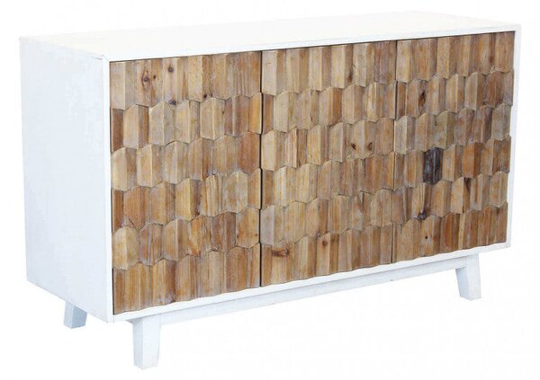 Mobile Archie 135x45x80 h cm in Legno Bianco