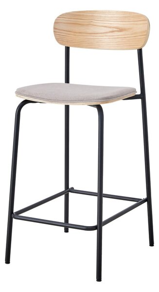 Set di sbagelli da bar neri/grigio tortora 2 pz (altezza della seduta 66 cm) Adriana – Marckeric
