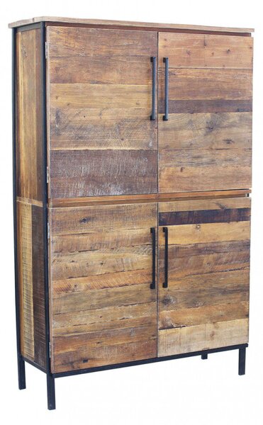Mobile Braxton 100x40x160 h cm in Legno Marrone