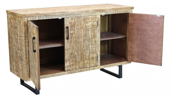 Mobile Benson 135x45x83 h cm in Legno Marrone