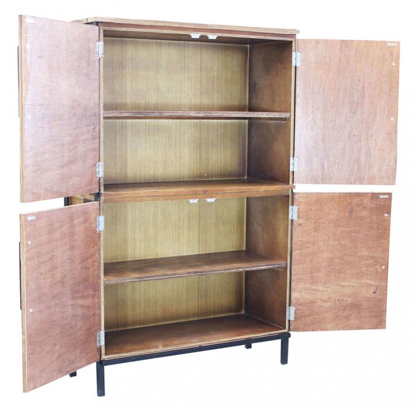 Mobile Braxton 100x40x160 h cm in Legno Marrone