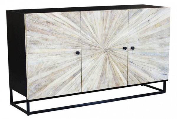 Mobile Spencer 150x40x85 h cm in Legno Marrone