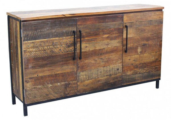 Mobile Bram 150x40x86 h cm in Legno Marrone