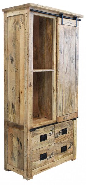 Mobile Tybalt 90x45x180 h cm in Legno Marrone