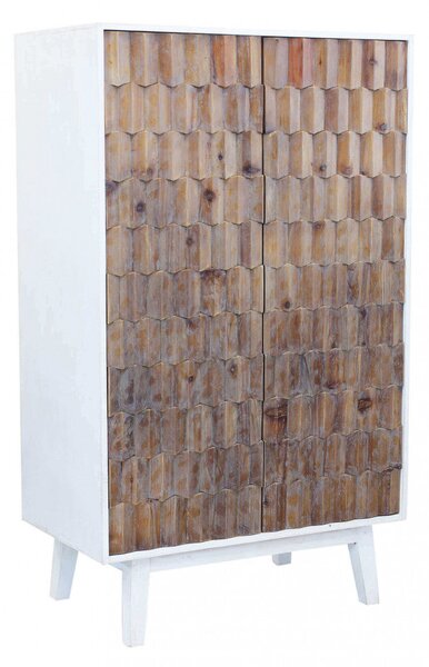 Mobile Amias 90x50x150 h cm in Legno Bianco