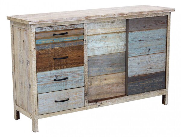 Mobile Harry 140x40x82 h cm in Legno Multicolor