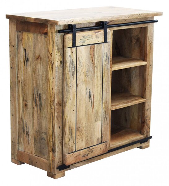 Mobile Wystan 90x45x90 h cm in Legno Marrone