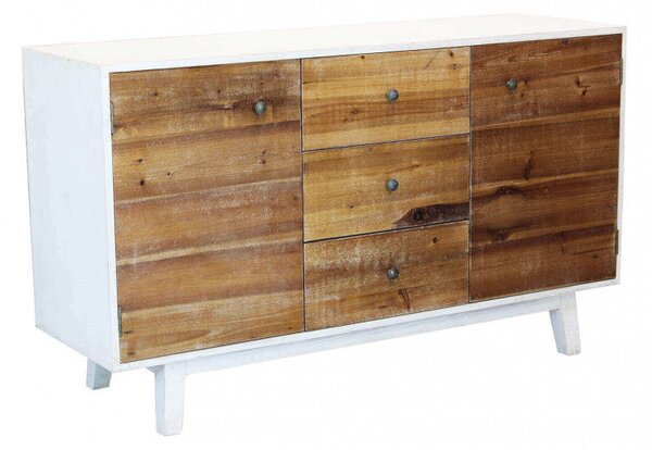 Mobile Austen 142x45x83 h cm in Legno Bianco