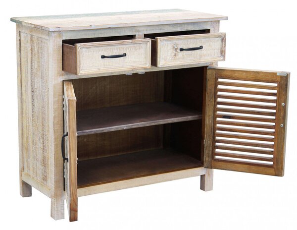 Mobile Chad 90x42x85 h cm in Legno Multicolor