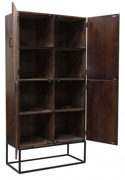 Mobile Harvey 96x46x182 h cm in Legno Marrone
