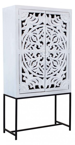 Mobile Adrian 90x40x176 h cm in Legno Marrone