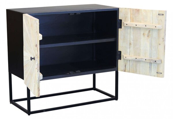 Mobile Samuel 85x40x80 h cm in Legno Marrone