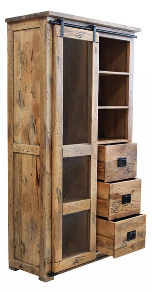 Mobile Warren 100x45x180 h cm in Legno Marrone
