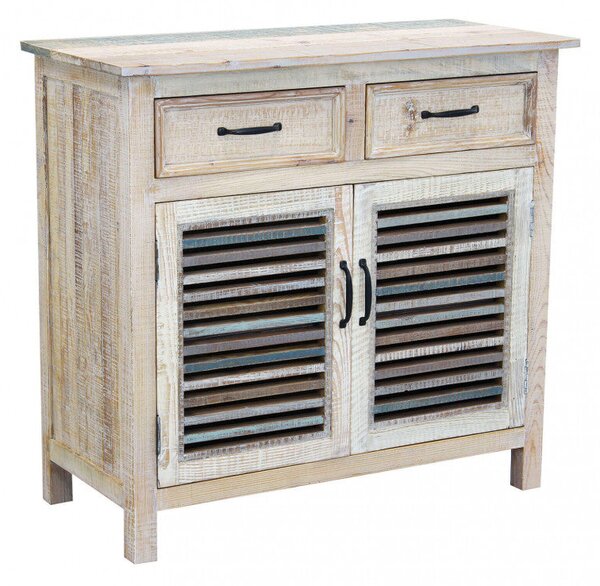 Mobile Chad 90x42x85 h cm in Legno Multicolor