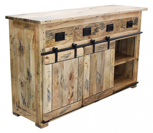 Mobile xerxes 150x45x90 h cm in Legno Marrone