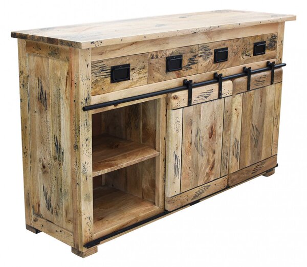 Mobile xerxes 150x45x90 h cm in Legno Marrone