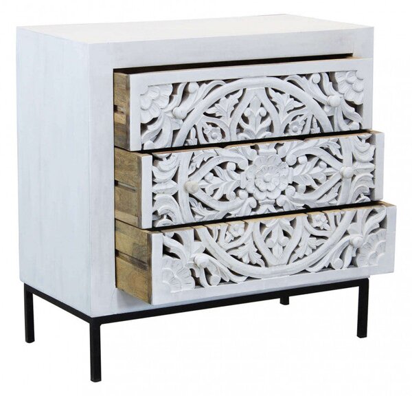 Mobile Duke 80x40x80 h cm in Legno Marrone