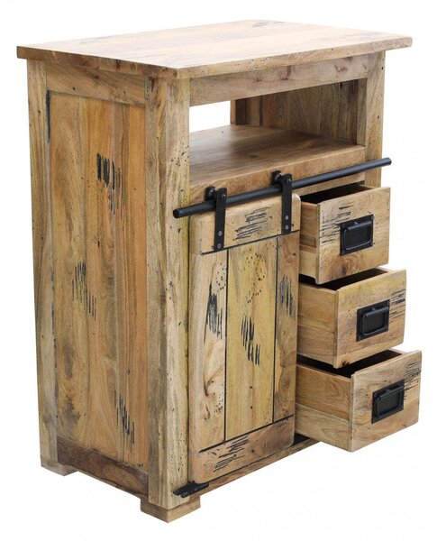 Mobile Zacharias 70x45x90 h cm in Legno Marrone