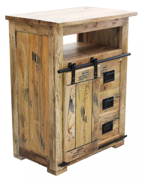 Mobile Zacharias 70x45x90 h cm in Legno Marrone