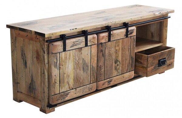 Mobile TV Weldon 150x45x60 h cm in Legno Marrone