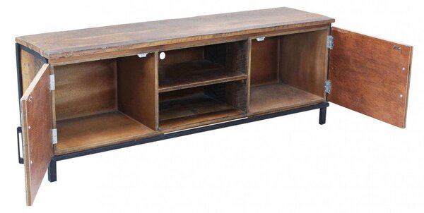 Mobile TV Bridger 150x40x55 h cm in Legno Marrone