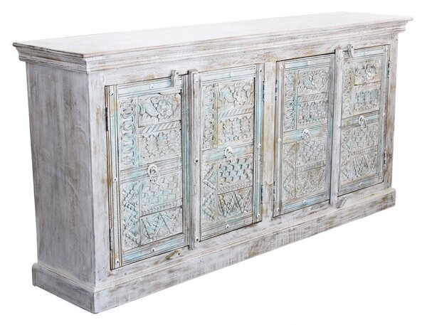 Mobile Wright 180x40x90 h cm in Legno Bianco