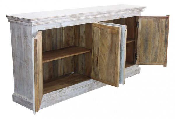 Mobile Wright 180x40x90 h cm in Legno Bianco