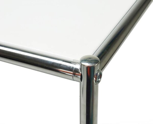 Scaffale Libreria in Acciaio Cromato 3 Ripiani Bianchi Tosini E-408080W