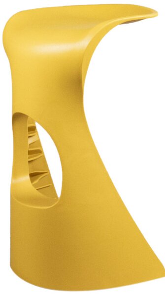 Sgabello da Bar Casa Cucina in Polipropilene Vandi Giallo