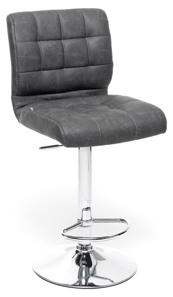 Sgabello 45x54x113 cm in Similpelle Grigio