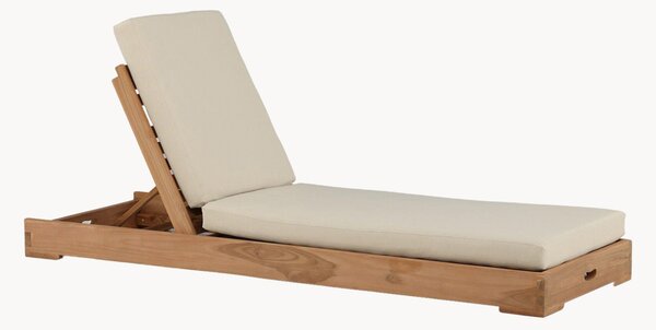 Lettino prendisole in legno di teak Venezia