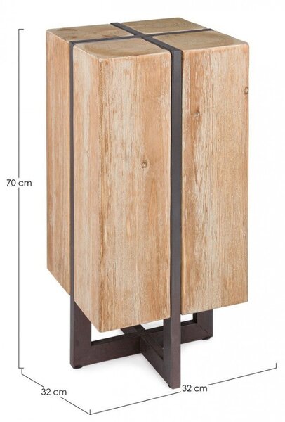 Sgabello Bar Garrett H70 in Legno