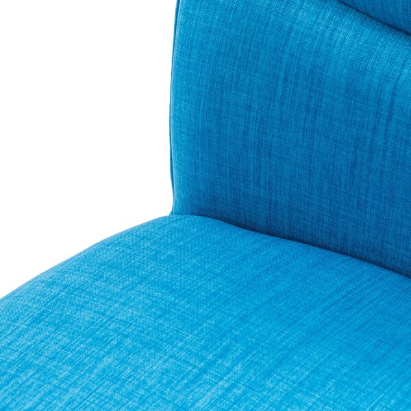 Sedia Imbottita 44x59x96 cm in Tessuto First Blu