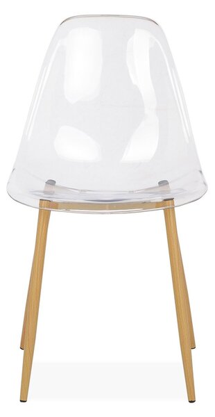 Sedia in Policarbonato 47x40x84 cm Allegra Trasparente