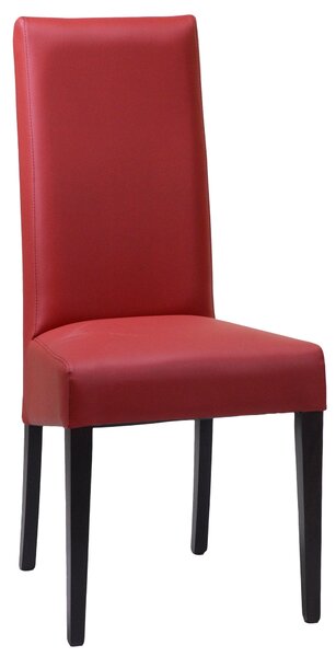 Sedia Imbottita in Similpelle Rosso