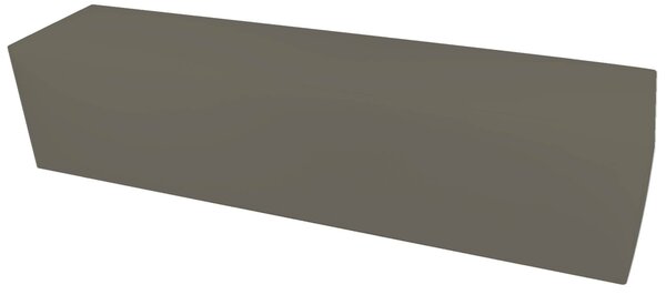Panca in Similpelle 180x42x44 cm Avalli Tortora
