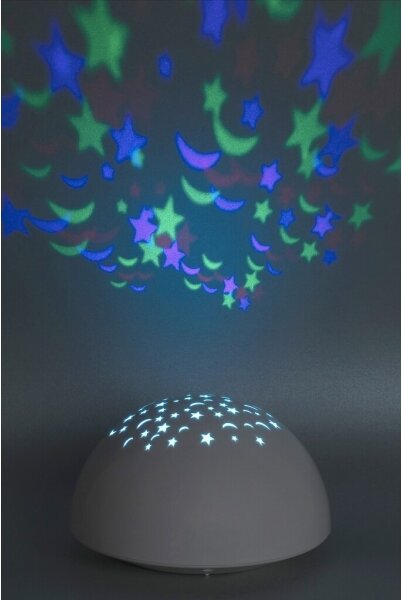 Rabalux 1470 - Luce LED RGB notturna LINA LED/0,5W/3xAA