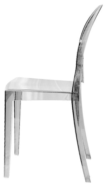Set 4 Sedie 38x46x90,5 cm in Policarbonato da Interno Elizabet Trasparente