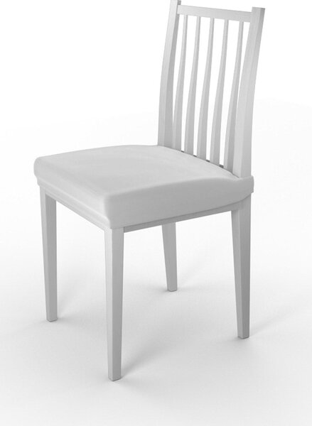 Set 2 Coprisedie Elasticizzati in Poliestere Bianco