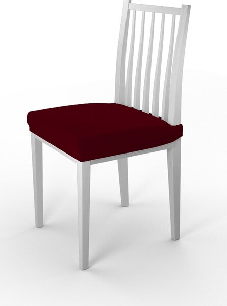 Set 2 Coprisedie Elasticizzati in Poliestere Bordeaux