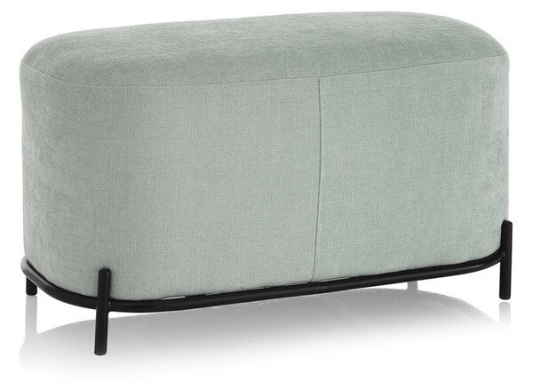 Panca 82x42x45 cm in Tessuto Verde