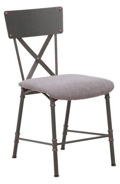 Sedia Manhattan 41x56x80,5 cm in Ferro e MDF
