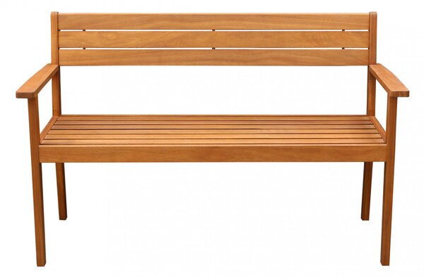 Panca Minerva 2 Posti 135x59x85 h cm in Legno di Acacia Marrone chiaro
