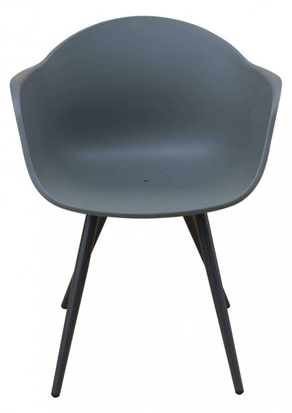 Sedia Sestriere 61x61x80 h cm in Plastica Antracite